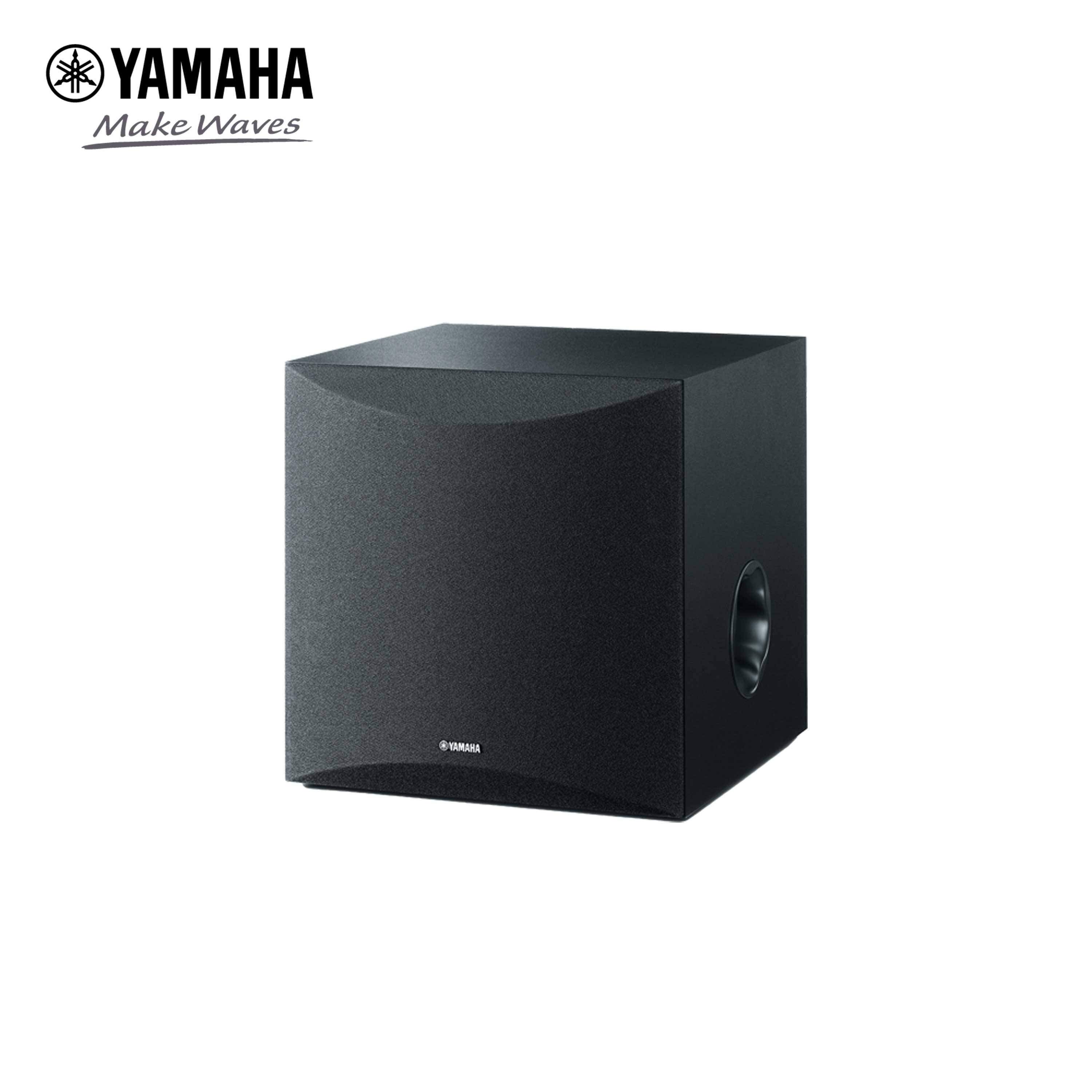 Yamaha NS-SW050 Compact Subwoofer with high performance bass technologies, discrete amp circuitry and high quality 20 cm (8”) woofer unit