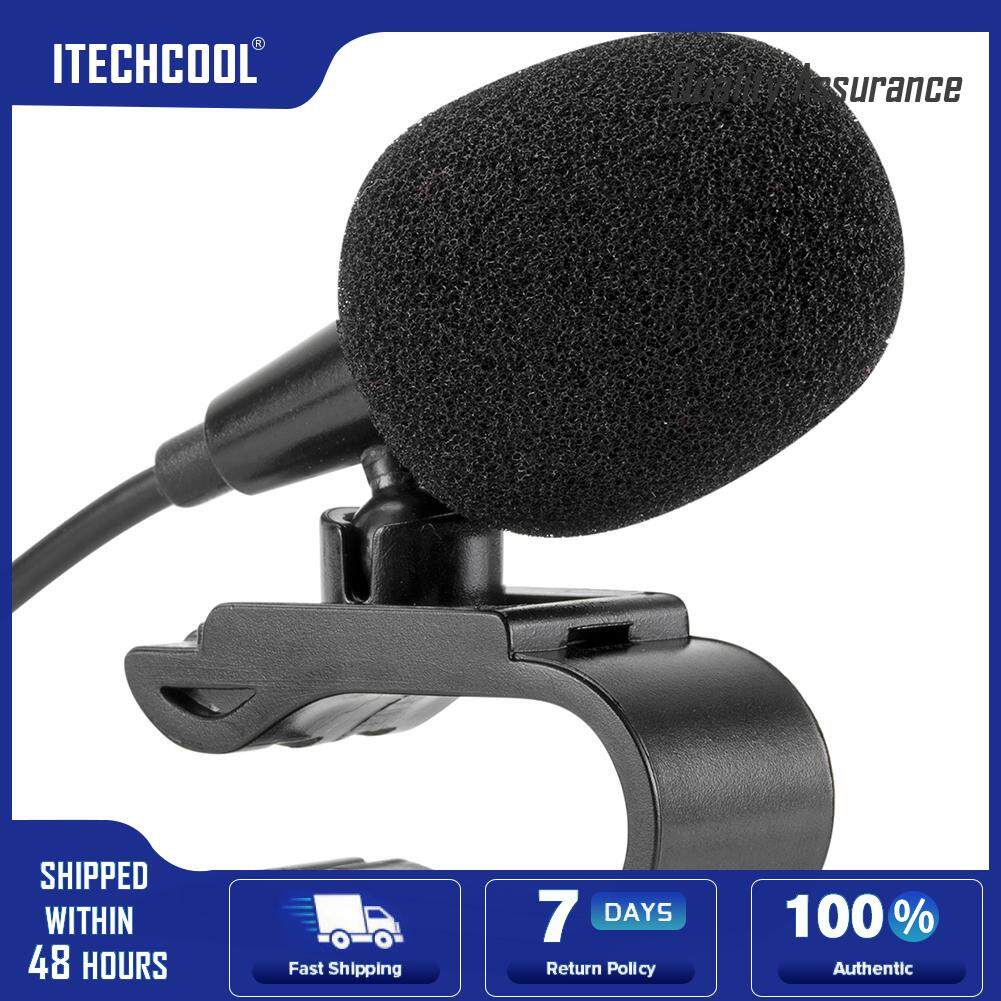 3.5mm Jack Car Microphone Stereo Mini Plug Wired External Mic for PC Auto Radio Audio DVD GPS Player