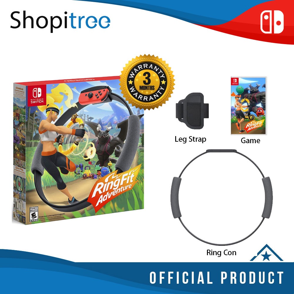 Nintendo Switch Ring Fit Adventure + 3 Months Warranty