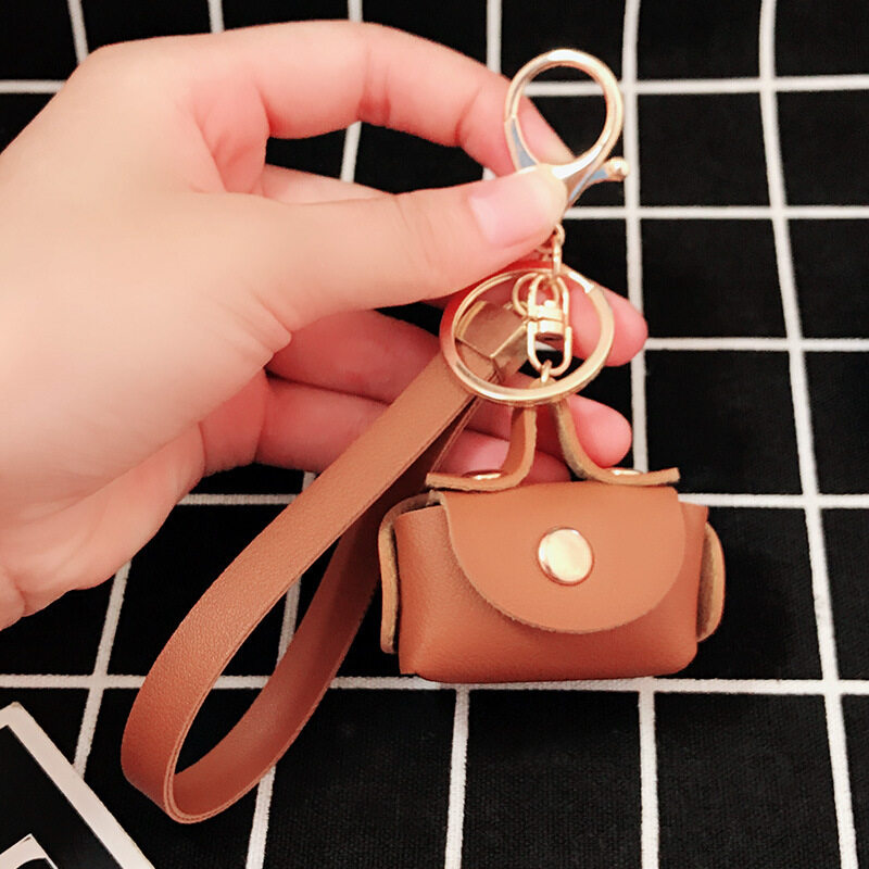 Mini Keychain Decor Multifunctional PU Simulation Bag Coin Purse Ornament Girls' Like Pendant for Backpack