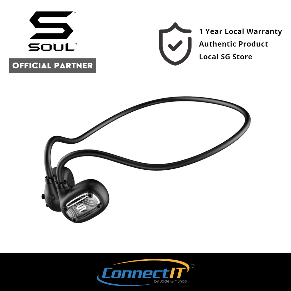Soul Openear 2 Wireless Air Conduction Bluetooth 5.0 Sweat Resistant Sports Headphone (1 Year Local Warranty)