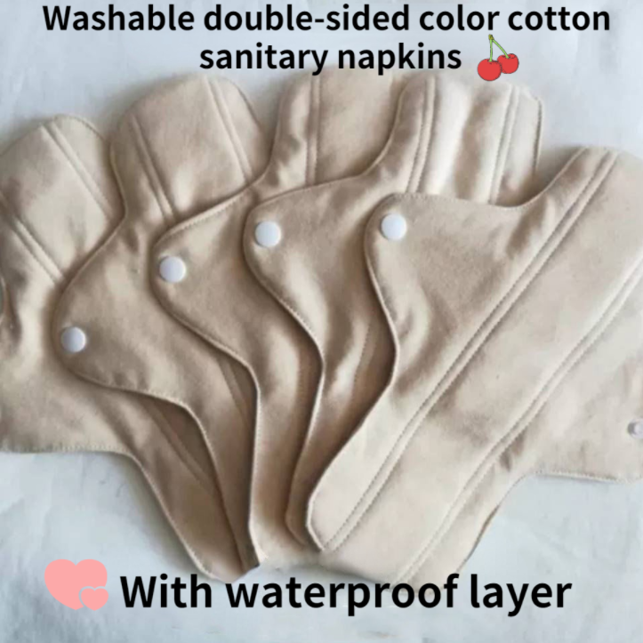 one Piece of Day and Night Combination Cotton Washable Repetitive Girls Lengthened Sanitary Napkins Dry and Thick Bulk Pad Reusable sanitary pads kids dress girl