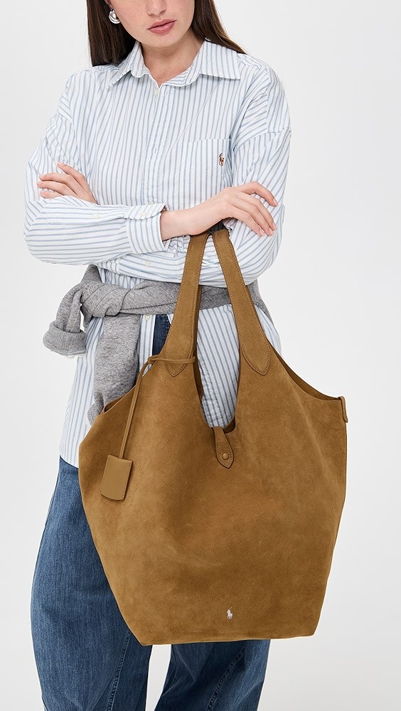 Suede Large Tote